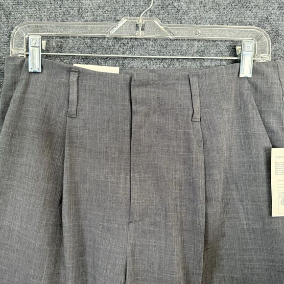 A New Day Tapered Dress Pants Gray Women Sz 8 Cargo Pockets High Rise NWT - Picture 8 of 16